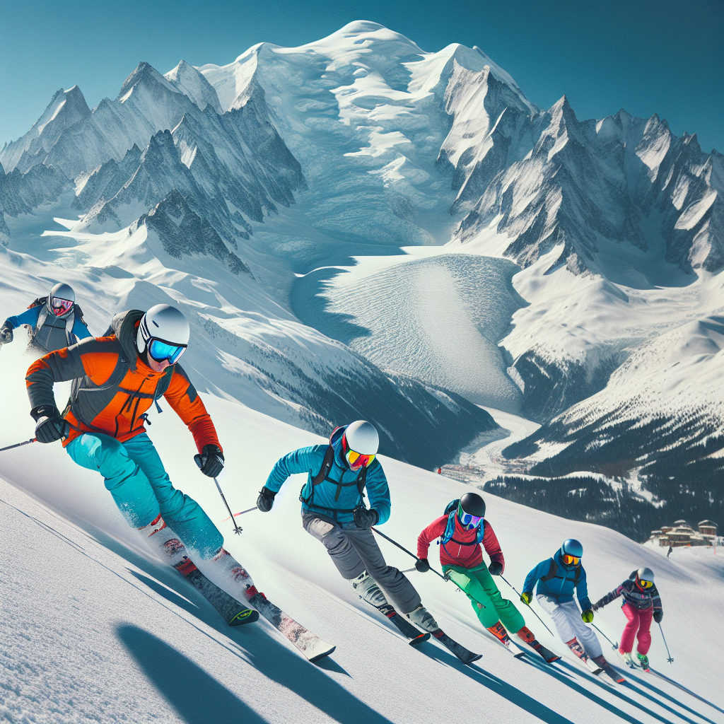 Skikjøring i Chamonix